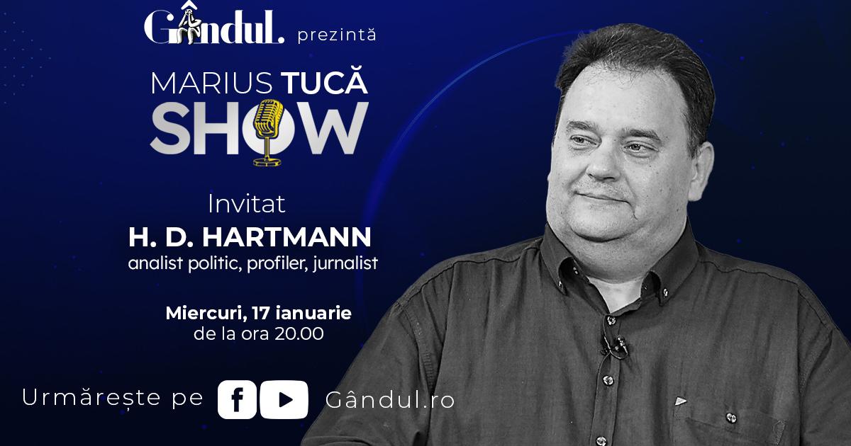 Marius Tucă Show începe miercuri 17 ianuarie de la ora 20 00 live pe