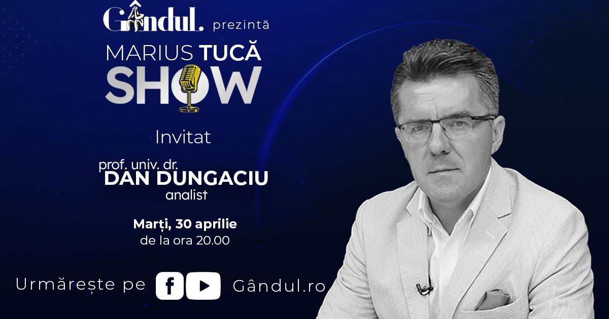 Marius Tucă Show începe marți 30 aprilie de la ora 20 00 live pe