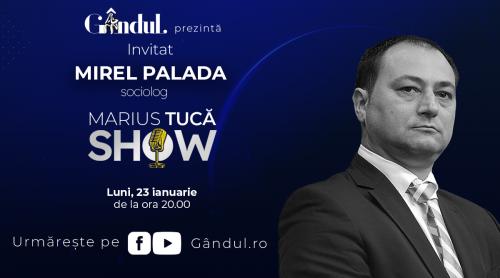 Marius Tucă Show începe luni, 23 ianuarie, de la ora 20.00, live pe mariustuca.ro