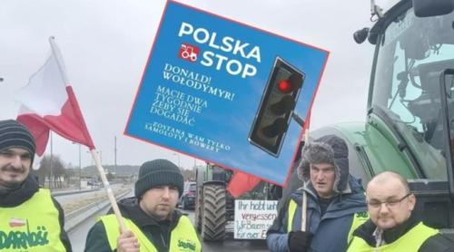 Fermierii polonezi: „Vom bloca granițele cu Ucraina, vor mai trece doar avioanele și bicicletele”