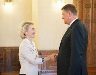 Ce a discutat Iohannis cu ministrul Apărării din Germania