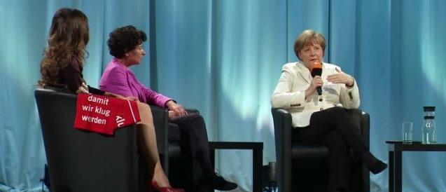 Angela Merkel, despre Facebook: Nu te face mai fericit. E bine să-l ai, așa cum e bine să ai o mașină de spălat (VIDEO)