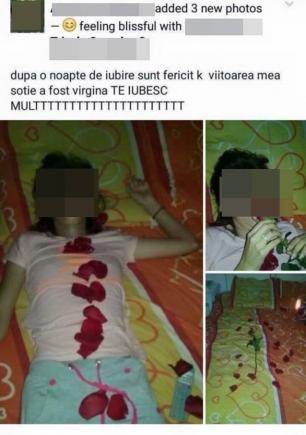 Un piteștean anunță: Băi, Facebook-ule, iubita mea a fost virgină! (FOTO)