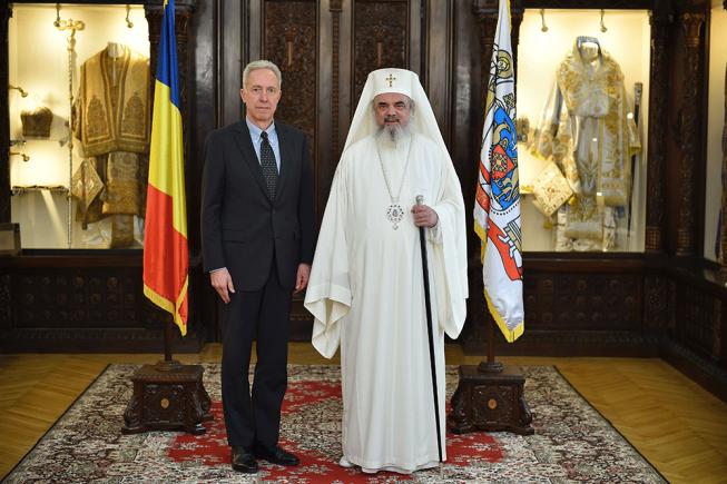 Ambasadorul Statelor Unite ale Americii la Bucureşti, în vizită de prezentare la Patriarhia Română