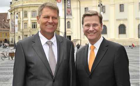 Klaus Iohannis se declară întristat profund de moartea lui Westerwelle