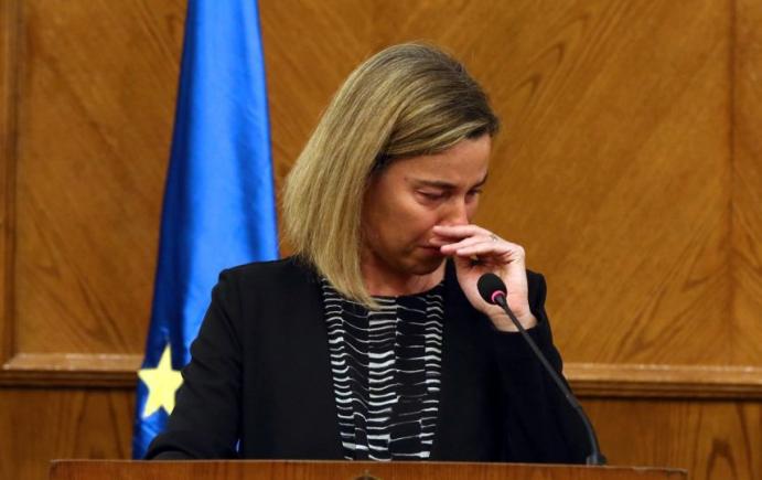 Federica Mogherini, în lacrimi, după atentatele de la Bruxelles