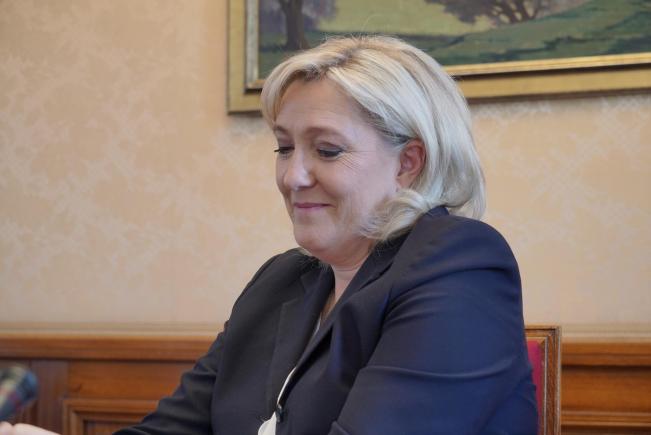 Marine Le Pen, lidera partidului de extremă dreapta din Franţa, Frontul Naţional, este aşteptată în România