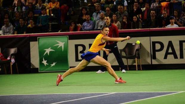 Simona Halep a pierdut meciul la Fed Cup. De cine a fost învinsă românca 