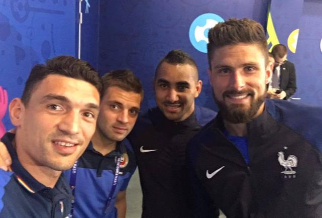 Payet şi Giroud s-au dus la Keşeru imediat după meci. Cum le-a închis gura francezilor atacantul României