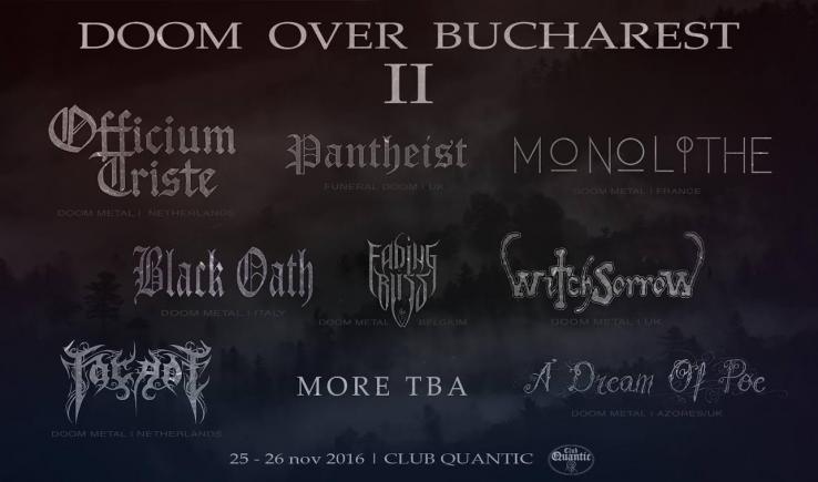 Doom over Bucharest 2 va fi în Club Quantic