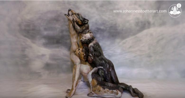The Wolf, un body-painting uluitor (VIDEO)