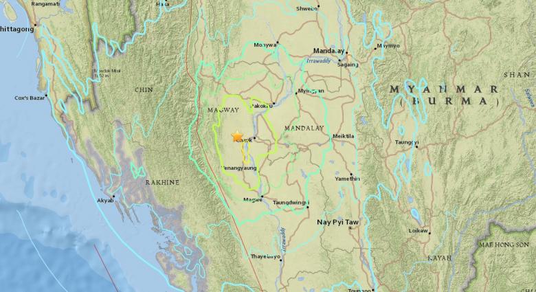 Cutremur de 6,8 grade în Myanmar. Seismul a fost resimțit și la Bangkok