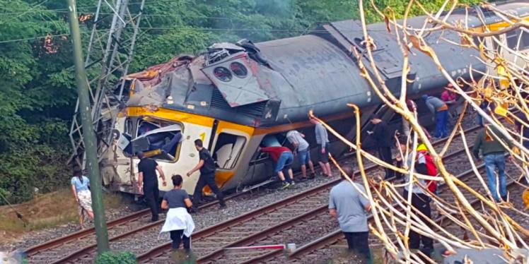 Video! Accident grav de tren in Spania, patru persoane au decedat