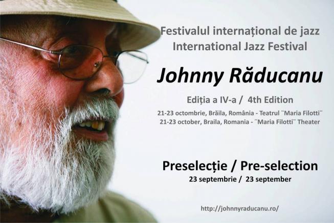 Festivalul Johnny Răducanu-termen de înscriere în concurs