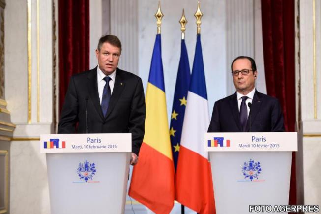 Președintele Franței, François Hollande, va efectua o vizită marți în România