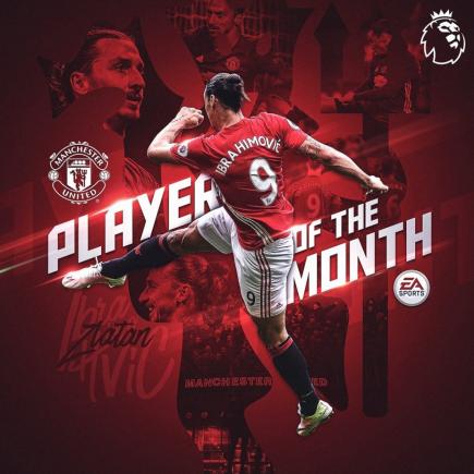 Ibra, Jucătorul lunii decembrie în Premier League