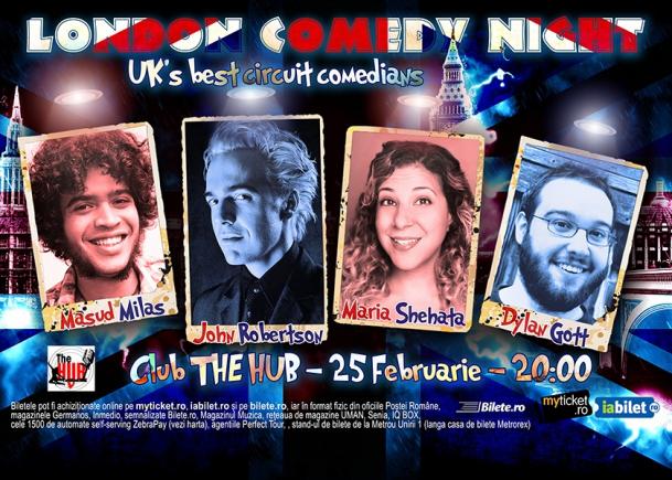 În premieră la Bucureşti: London Comedy Night