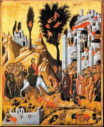 Calendar ortodox: Duminica Floriilor - Intrarea Domnului în Ierusalim