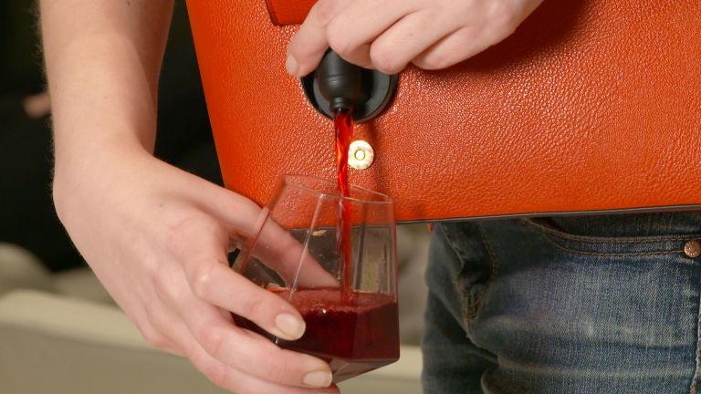 Fetelor, liber la băut! S-a inventat geanta cu compartiment pentru vin! (VIDEO)