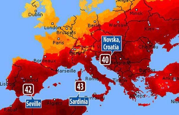 Europa: Explozie de decese din cauza valurilor de căldură! 