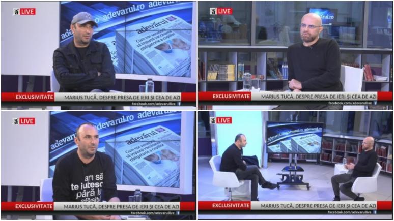 Marius Tucă, la Adevărul LIVE: „Cred că presa a ajuns în punctul în care trebuie să o ia de la capăt. Să se reinventeze” (VIDEO)