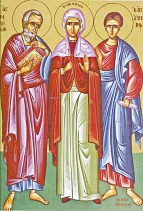 Calendar ortodox 22 noiembrie: Sfinţii Apostoli Filimon, Arhip, Onisim şi Apfia, ucenicii Sfântului Apostol Pavel