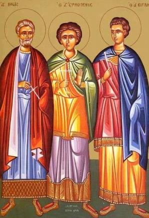 Calendar ortodox 10 decembrie: Sfinţii Mucenici Evgraf, Mina şi Ermoghen