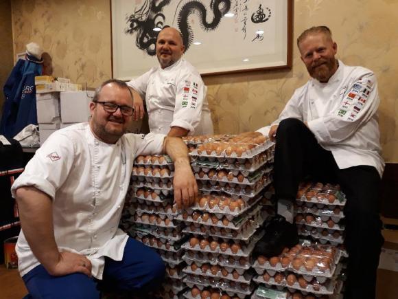 Echipa olimpică a Norvegiei a comandat 15.000 de ouă. Din greşeală!