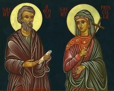 Calendar ortodox 13 februarie: Sfinţii Apostoli şi Mucenici Achila şi Priscila