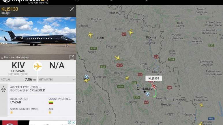 Un site de știri din Republica Moldova anunță decolări dubioase de pe aeroportul din Chișinău