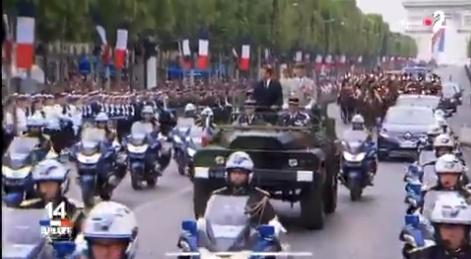 De Ziua Franţei, Emmanuel Macron a fost fluierat şi huiduit, la defilarea pe Champs Elysees