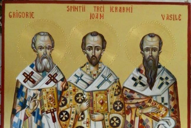 Sfinţii Trei Ierarhi Vasile, Grigorie şi Ioan