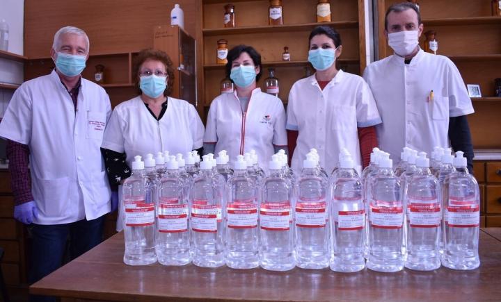 Spitalul Militar de Urgență Sibiu a trecut la producția de dezinfectant