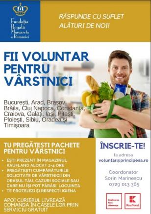 Fundația Regală Margareta a României organizează o amplă campanie de voluntariat