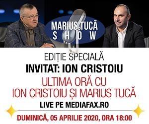 ORA 18.00: “MARIUS TUCĂ SHOW” CU ION CRISTOIU ȘI MARIUS TUCĂ. EDIȚIE SPECIALĂ