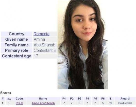 O elevă din România a câştigat locul întâi la Olimpiada Europeană de Matematică pentru Fete