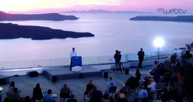 Fabulosul decor în care premierul Greciei a ales să relanseze sezonul estival (VIDEO)