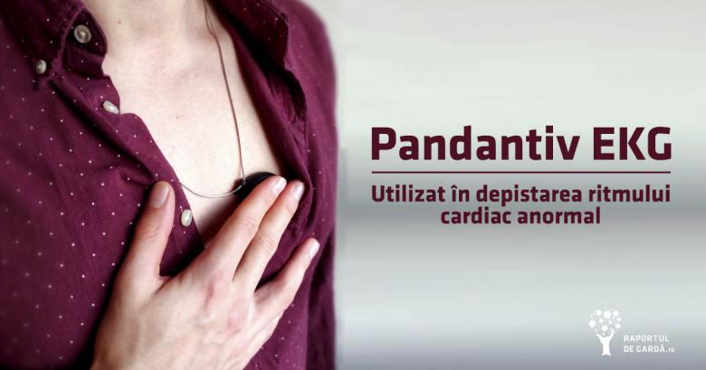 Pandantivul EKG, dispozitiv portabil care poate detecta tulburările de ritm cardiac