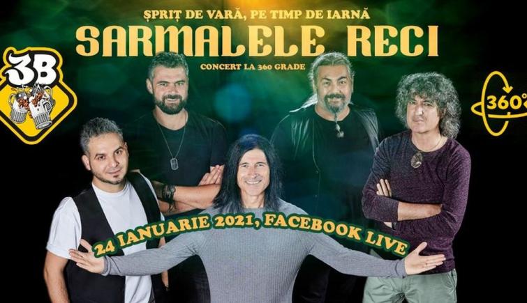 Concert Sarmalele Reci pe facebook !