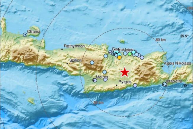 Cutremur de 5,8 în Creta