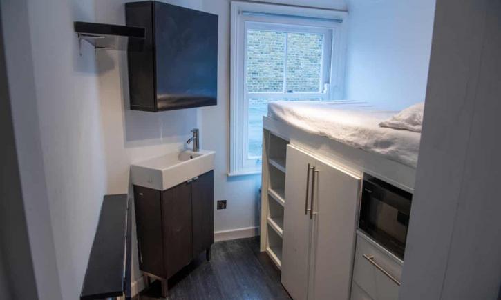 Moda micro-apartamentelor: 50.000 de lire sterline pentru 7m2 în Londra, 50.000 de euro pentru 5m2 în Paris
