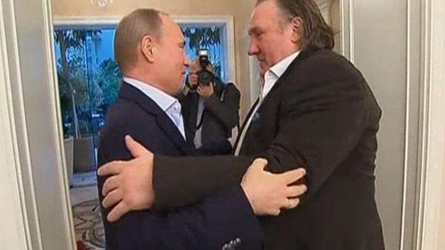 Gérard Depardieu provocator: „Îmi place foarte mult Putin”