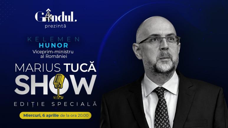 Marius Tucă Show – ediție specială. Invitat: Kelemen Hunor - live video