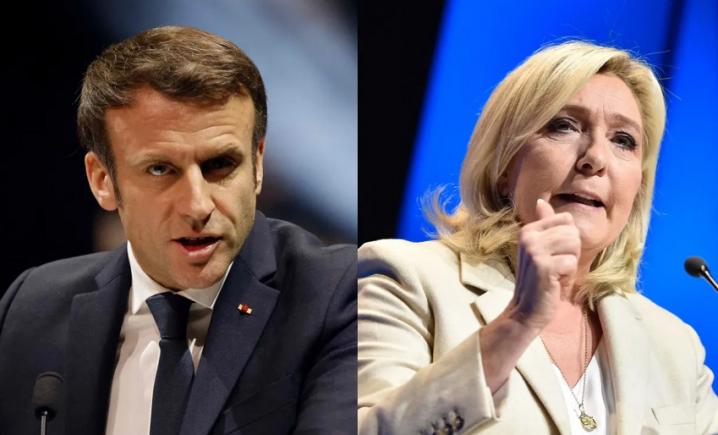 Emmanuel Macron și Marine Le Pen în turul doi al alegerilor prezidențiale