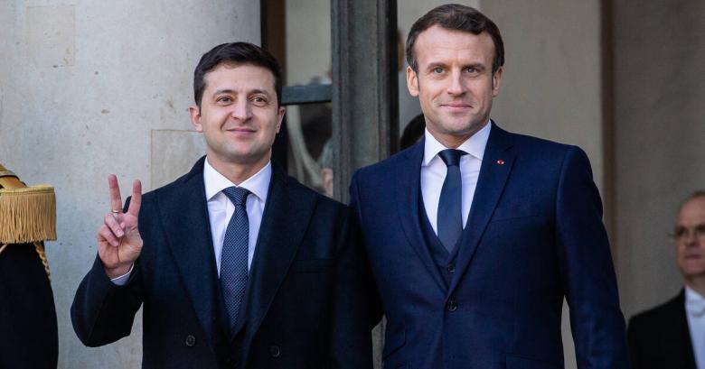 Zelensky consideră că refuzul lui Macron de a vorbi despre genocid este „dureros”