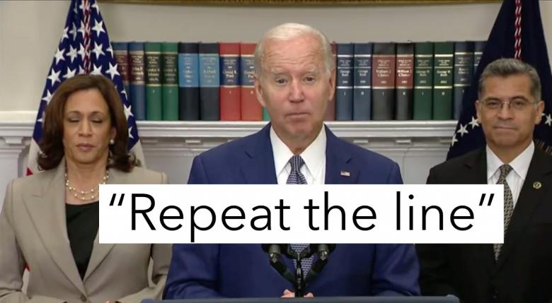 „Repetă propoziția”: Joe Biden face o gafă, în timp ce citește o instrucțiune scrisă pe teleprompter