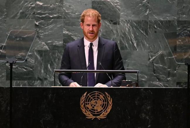 „Lumea noastră este din nou în flăcări”, denunță Prințul Harry la ONU