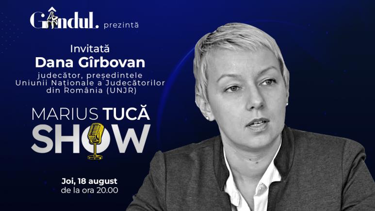 Marius Tucă Show – ediție specială. Invitată: Dana Gârbovan - video