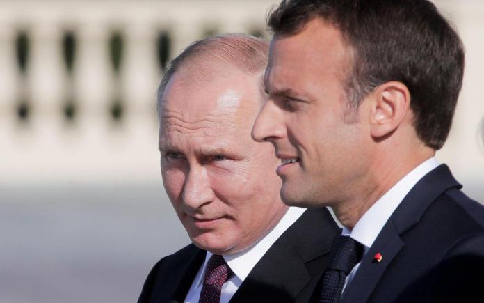 Macron și Putin au vorbit la telefon despre atacurile la centrala de la Zaporojia