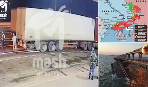 Moscova spune că proprietarul camionului care a explodat pe podul din Crimeea este un rus